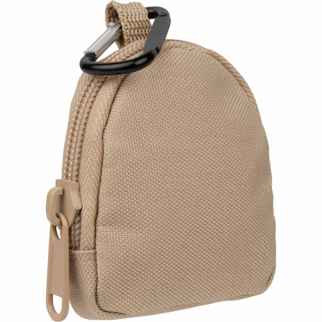 Natural Mini Backpack Bag Charm plain