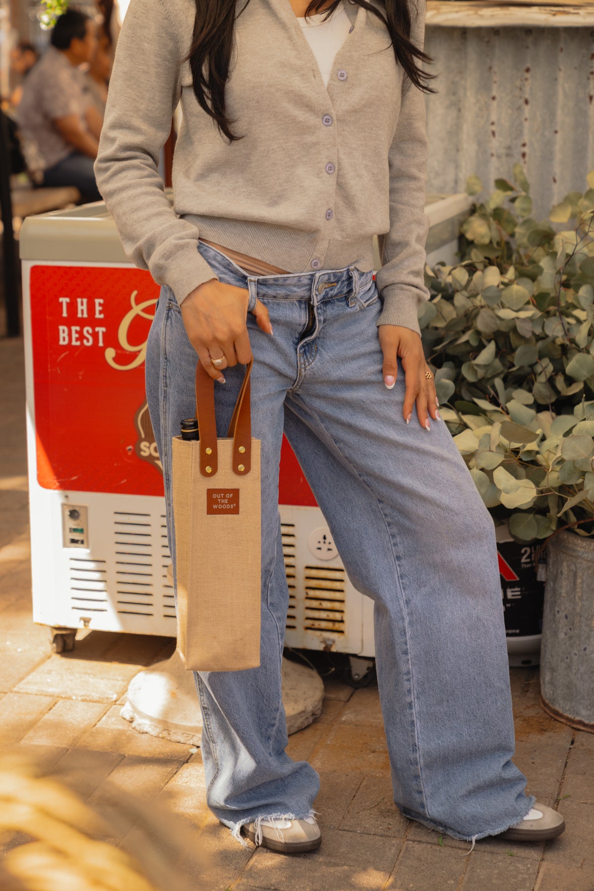 Natural Out of the Woods® Jute Wine Tote