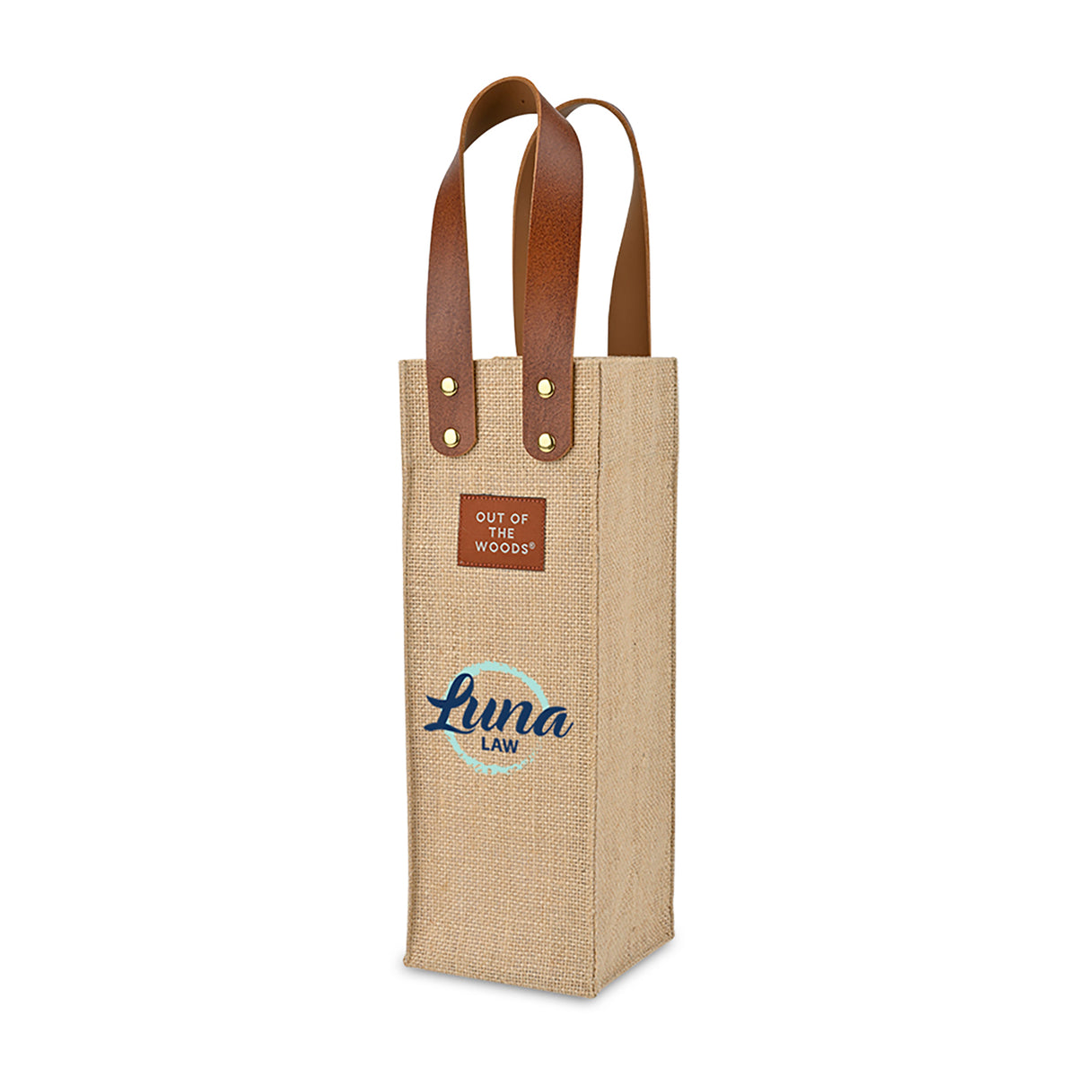 Natural Out of the Woods® Jute Wine Tote