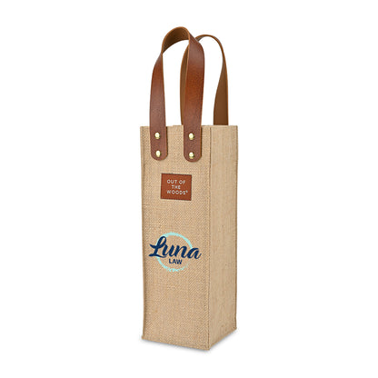Natural Out of the Woods® Jute Wine Tote