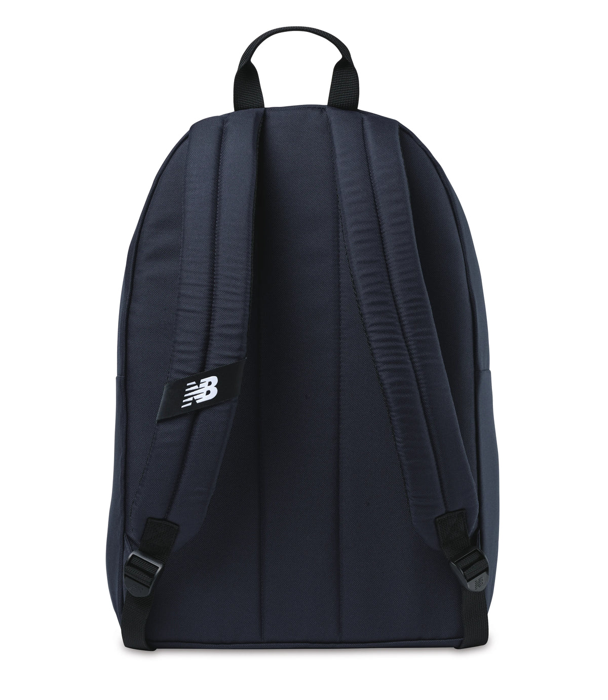 Navy Blue New Balance® Logo Round Backpack plain