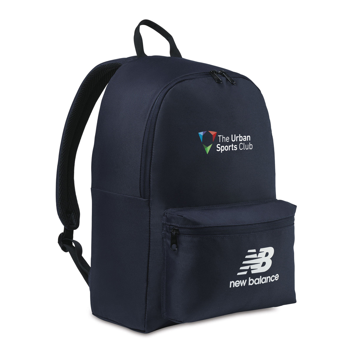 Navy Blue New Balance® Logo Round Backpack