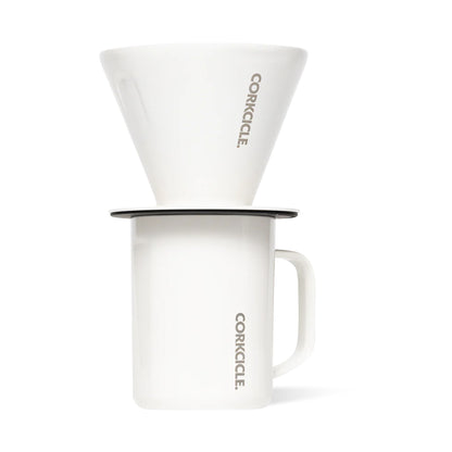 Oat Milk CORKCICLE® Pour Over Set plain