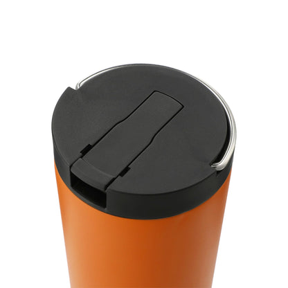 Orange Thor Copper Insulated Tumbler 24oz Flip Straw Lid