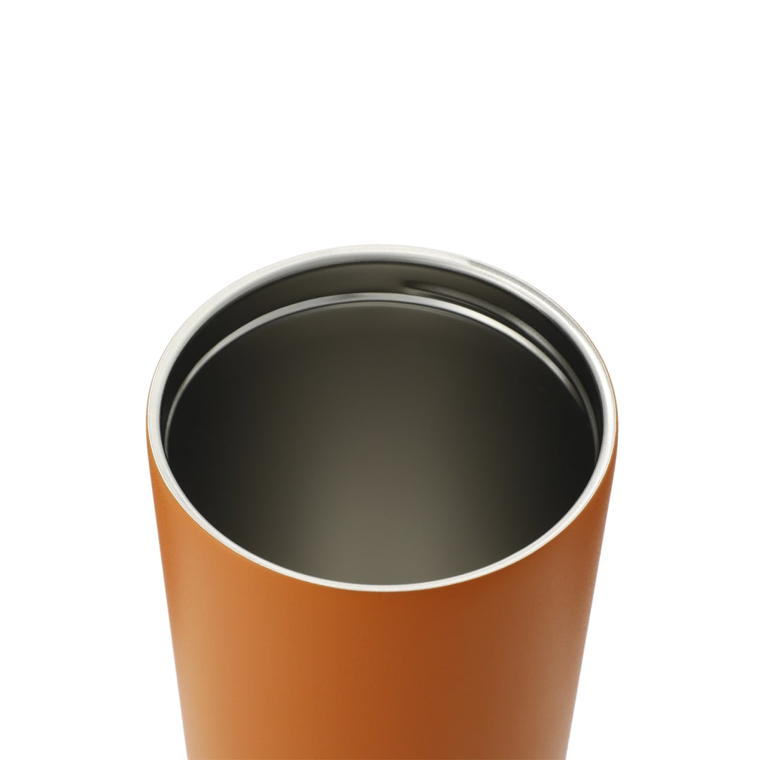 Orange Thor Copper Insulated Tumbler 24oz Flip Straw Lid