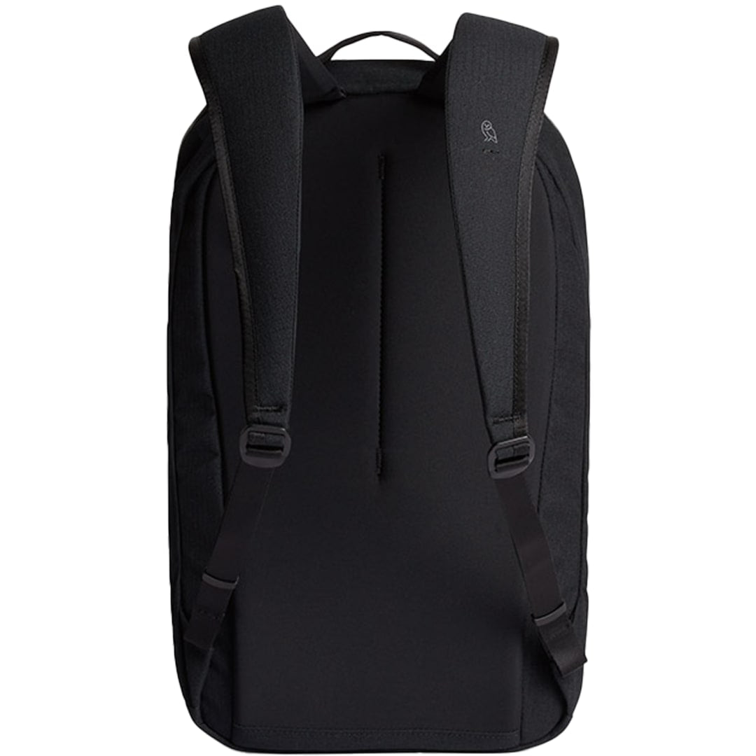 Rear View of Black Bellroy Via 16" Computer Backpack plain