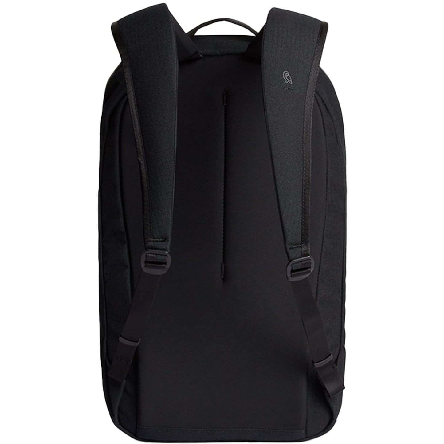 Rear View of Black Bellroy Via 16" Computer Backpack plain