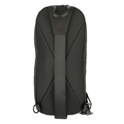 Rear View of Black Camelbak Arete Light Sling Backpack plain