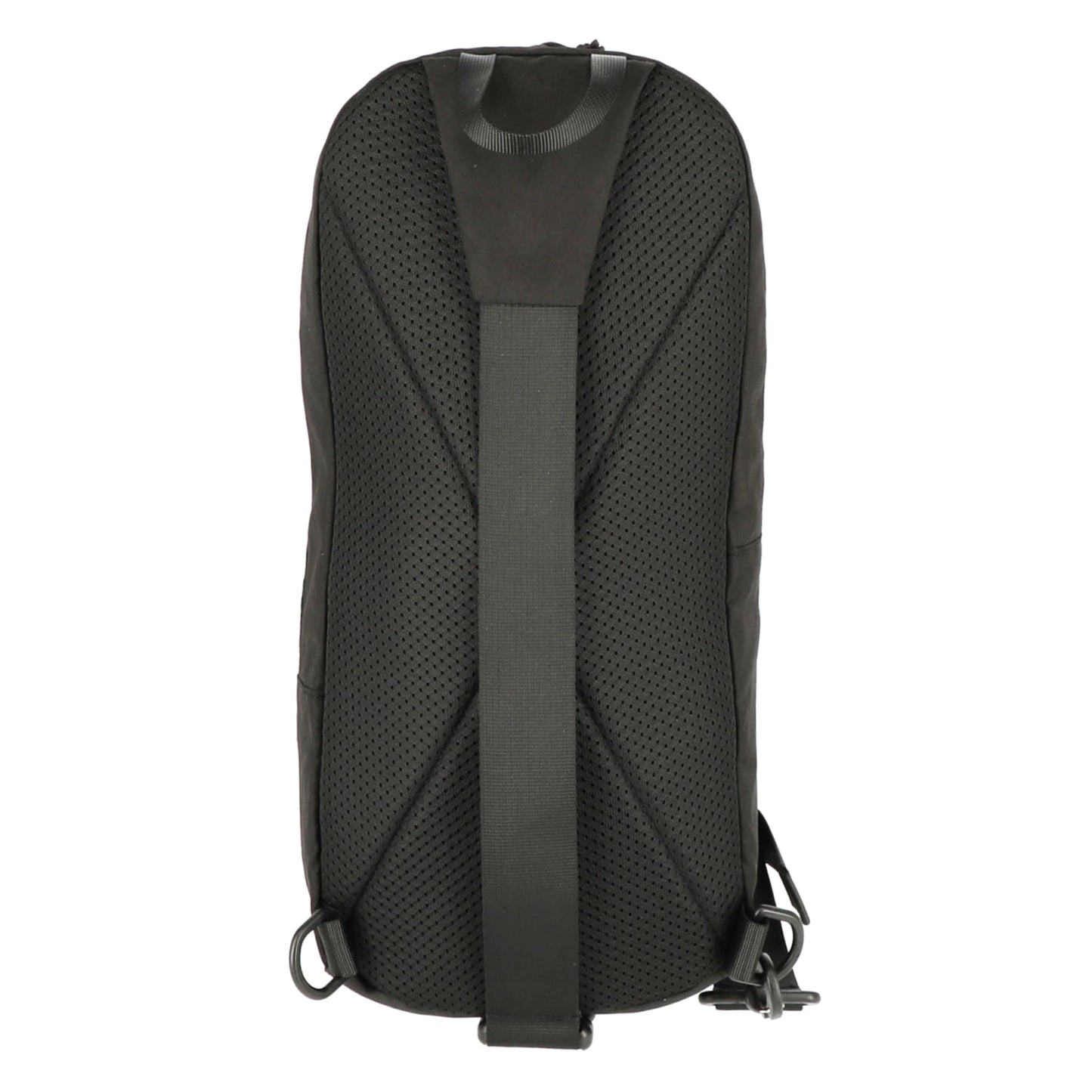 Rear View of Black Camelbak Arete Light Sling Backpack plain