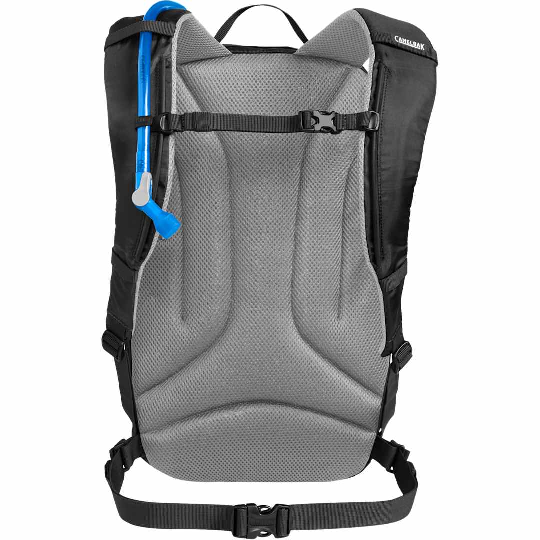 Rear View of Black Camelbak Cloudwalker 18 Hydration Pack