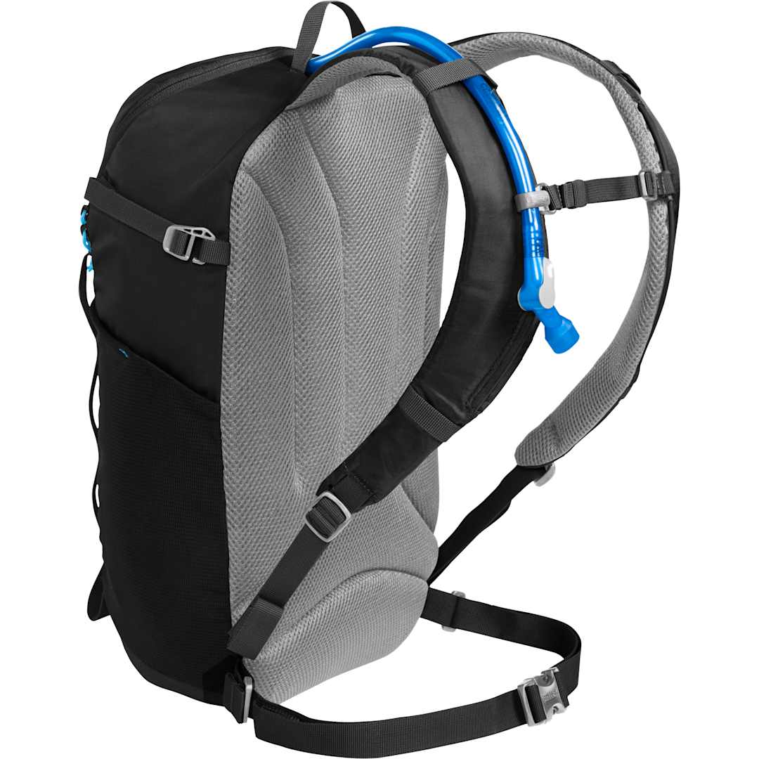 Rear View of Black Camelbak Cloudwalker 18 Hydration Pack