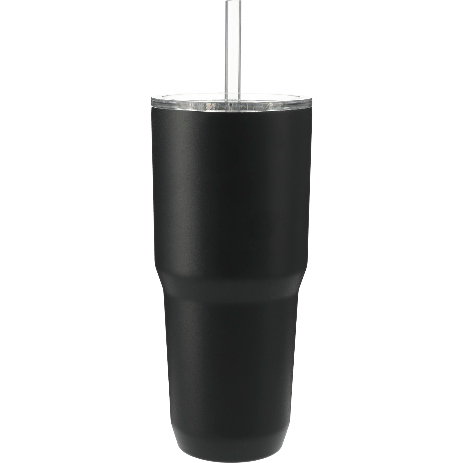 Rear View of Black CamelBak Straw Tumbler 30oz