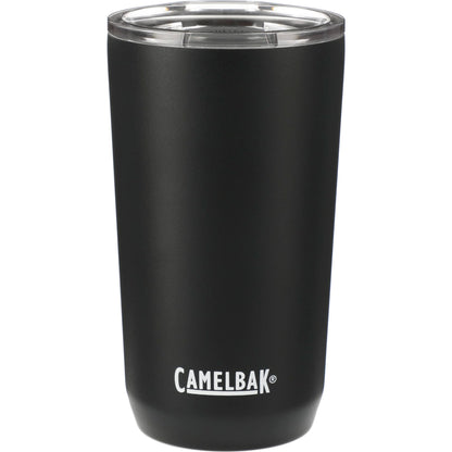 Rear View of Black CamelBak Tumbler 16oz plain