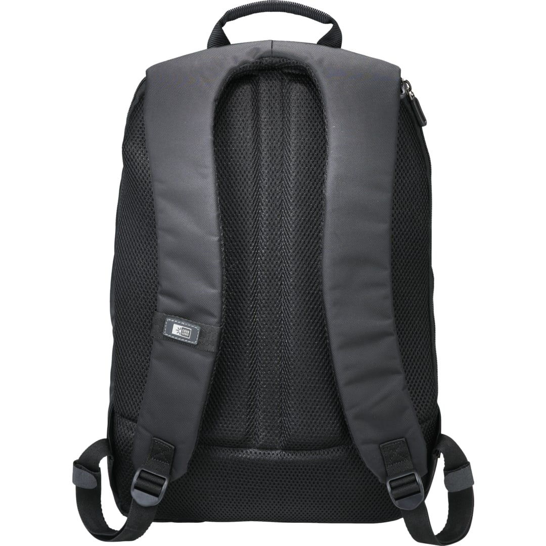 Rear View of Black Case Logic 15" Computer and Tablet Backpack