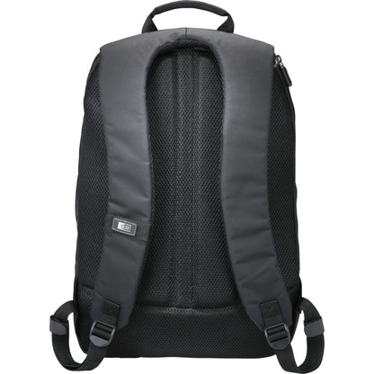 Rear View of Black Case Logic 15" Computer and Tablet Backpack