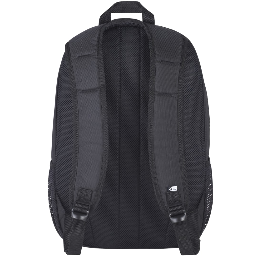 Rear View of Black Case Logic Jaunt Recycled 15" Computer Backpack