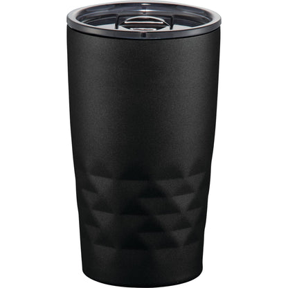 Rear View of Black Copper Vacuum Insulated K Mini Tumbler 14oz plain