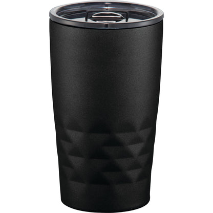 Rear View of Black Copper Vacuum Insulated K Mini Tumbler 14oz plain