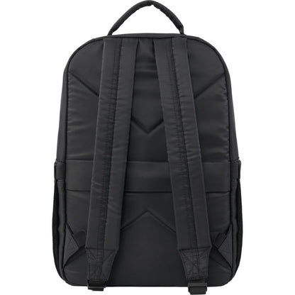 Rear View of Black Daybreak Recycled 15" Laptop Backpack