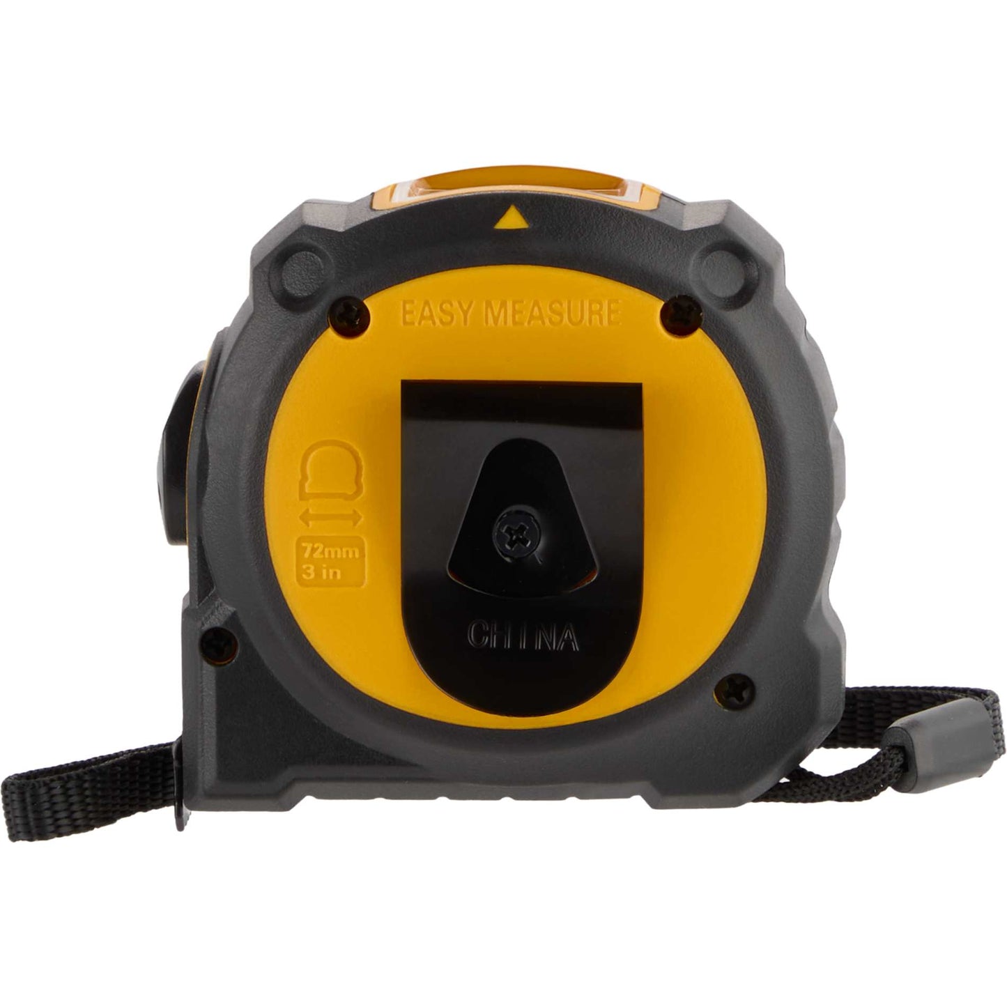 Rear View of Black Easy-Read 10 ft. Tape Measure