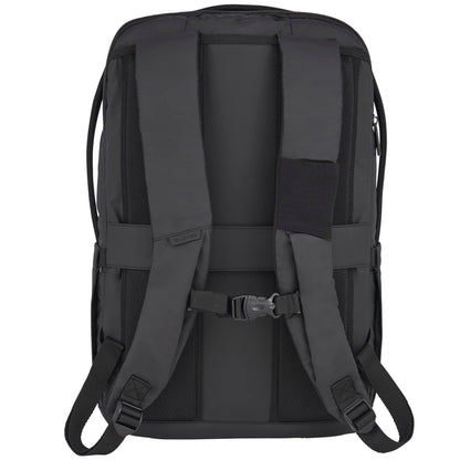 Rear View of Black elleven Evolve 17" Laptop Backpack