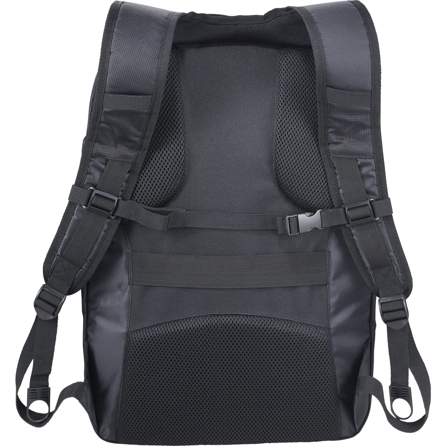 Rear View of Black Foyager TSA 15" Computer Backpack