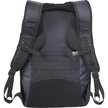 Rear View of Black Foyager TSA 15" Computer Backpack