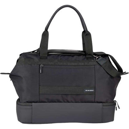 Rear View of Black High Sierra Courier Duffle