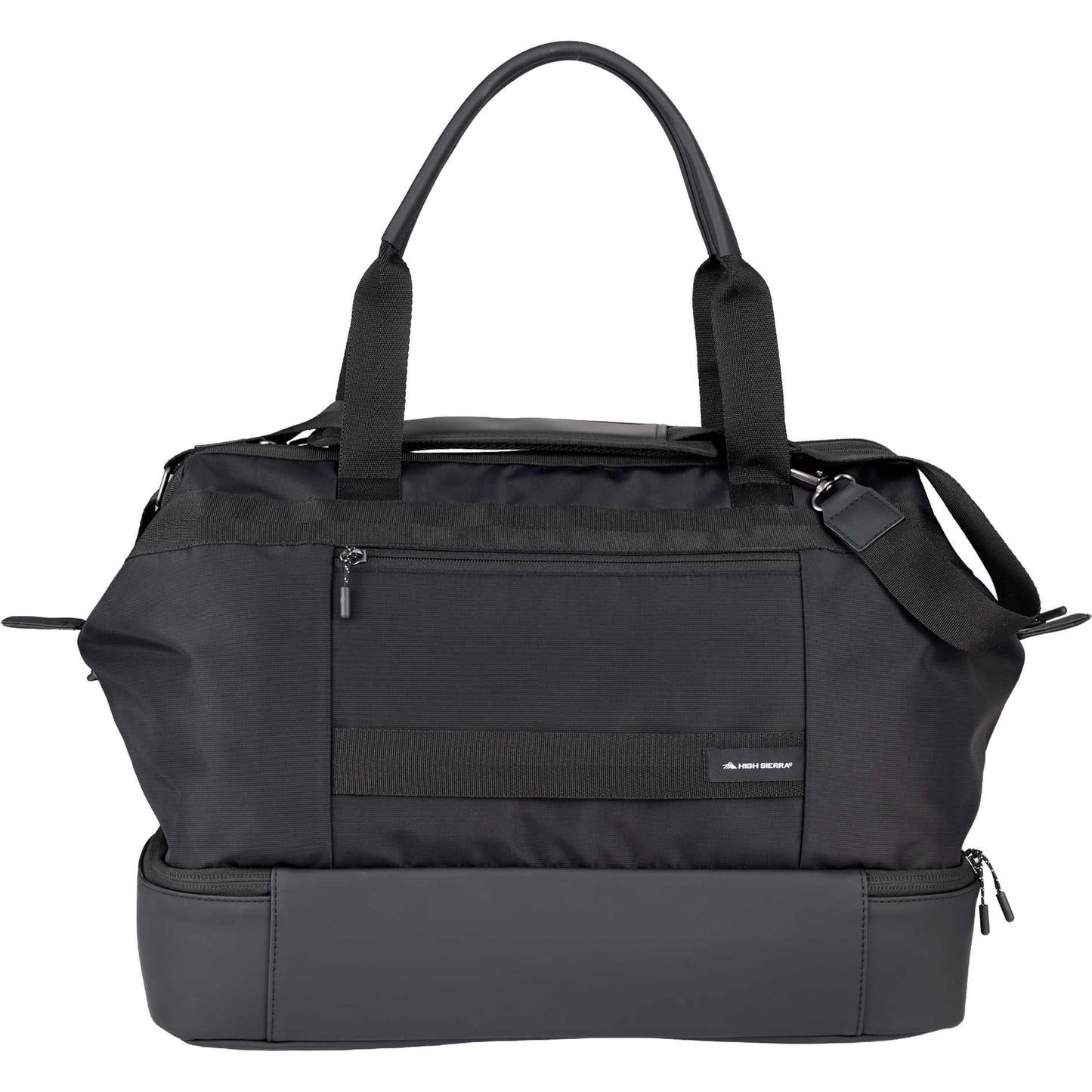 Rear View of Black High Sierra Courier Duffle