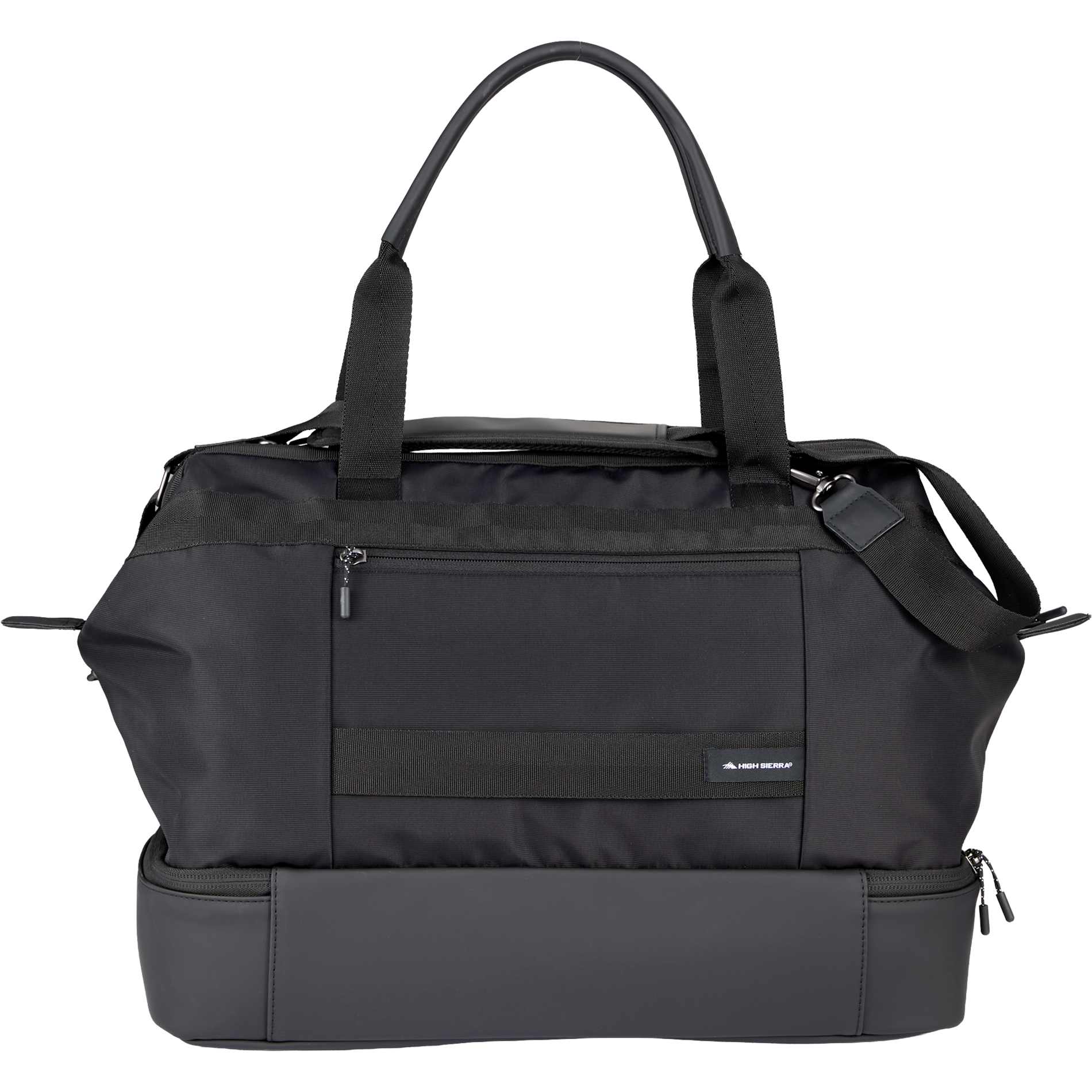 Rear View of Black High Sierra Courier Duffle