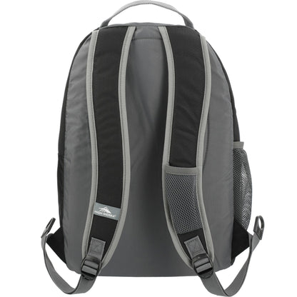 Rear View of Black High Sierra Curve Backpack