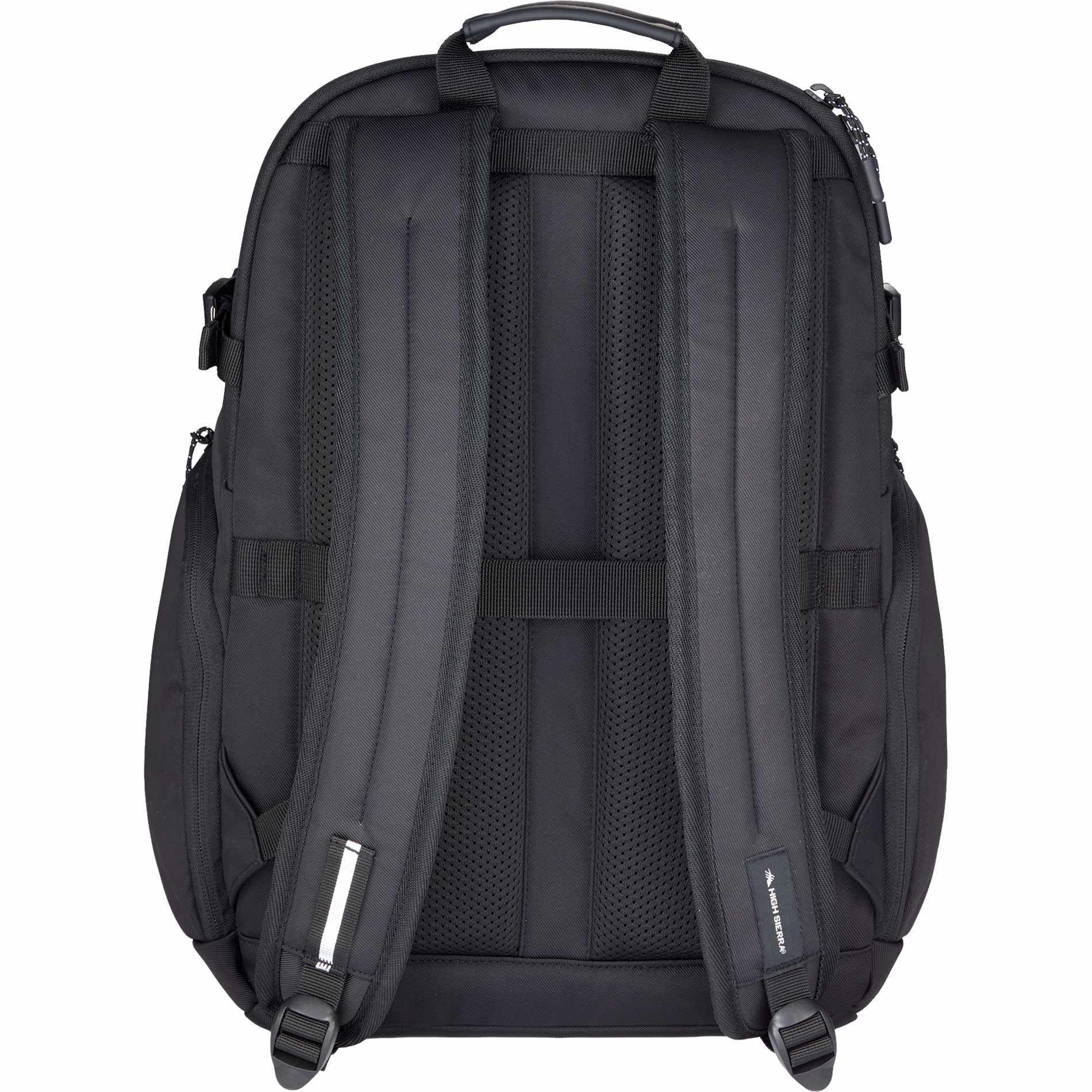 Rear View of Black High Sierra Daily Pro Backpack