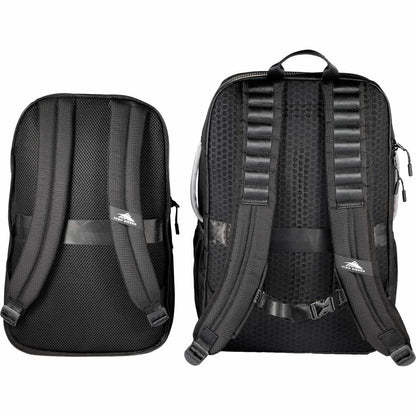 Rear View of Black High Sierra Hi-Life 3 in 1 Backpack