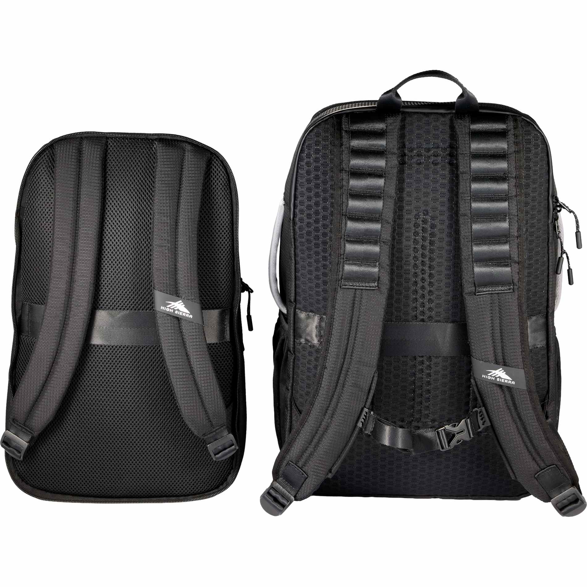 Rear View of Black High Sierra Hi-Life 3 in 1 Backpack