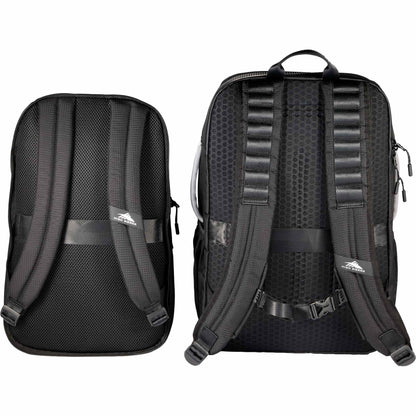 Rear View of Black High Sierra Hi-Life 3 in 1 Backpack