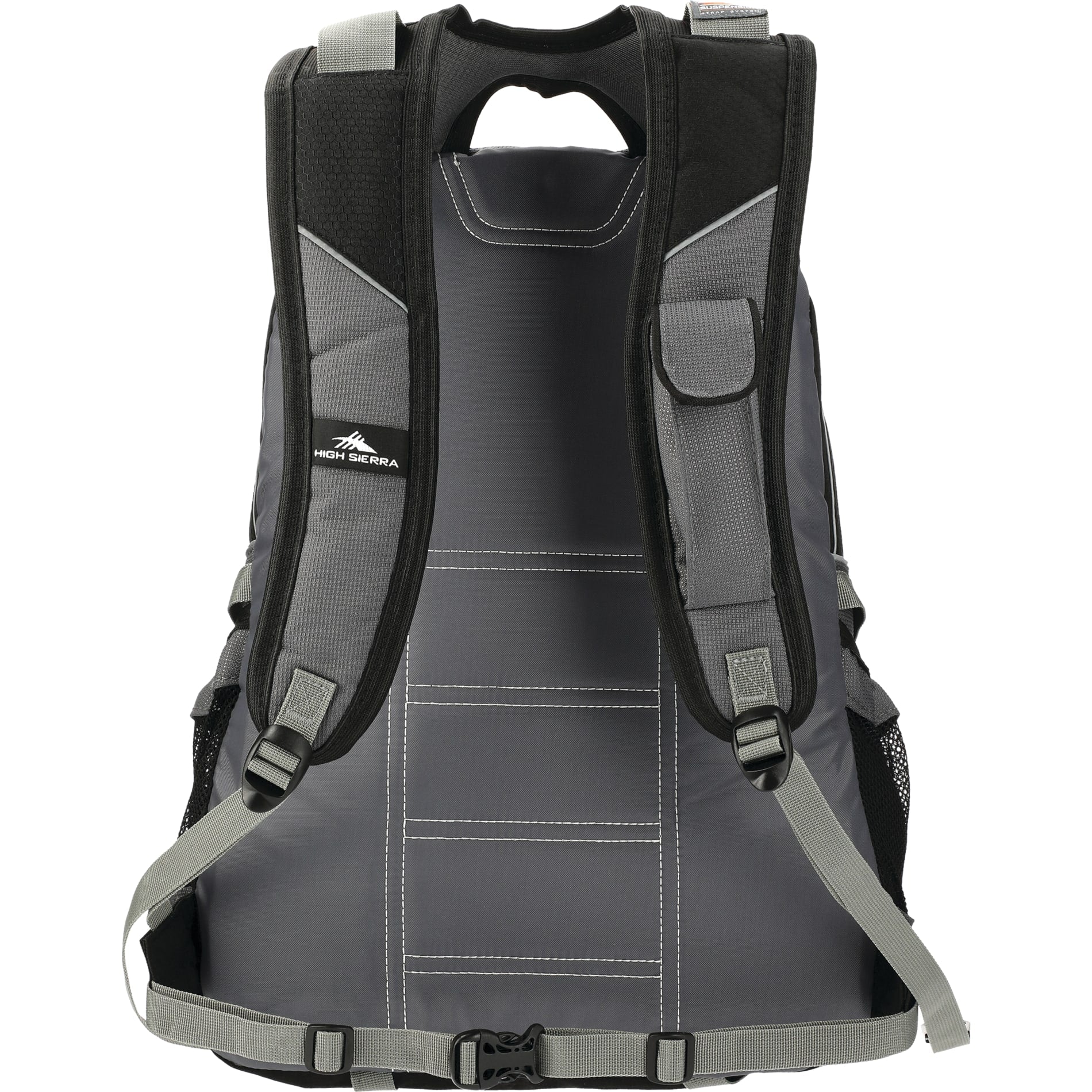 Rear View of Black High Sierra Loop Backpack