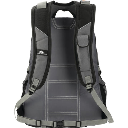Rear View of Black High Sierra Loop Backpack
