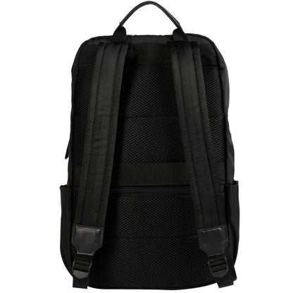 Rear View of Black High Sierra Recycled Trivaro Backpack plain