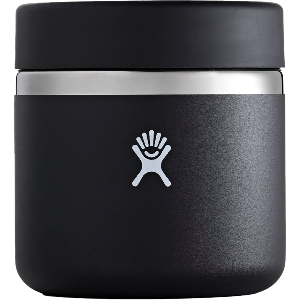 Rear View of Black Hydro Flask Insulated Food Jar 20oz