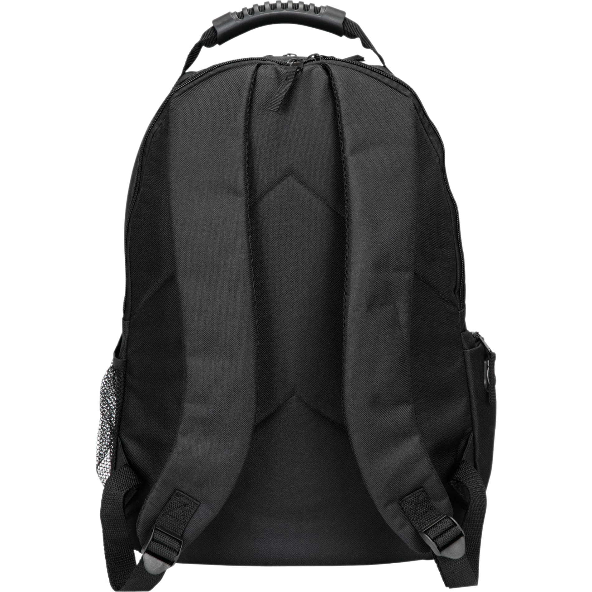 Rear View of Black Journey 15" Computer Backpack