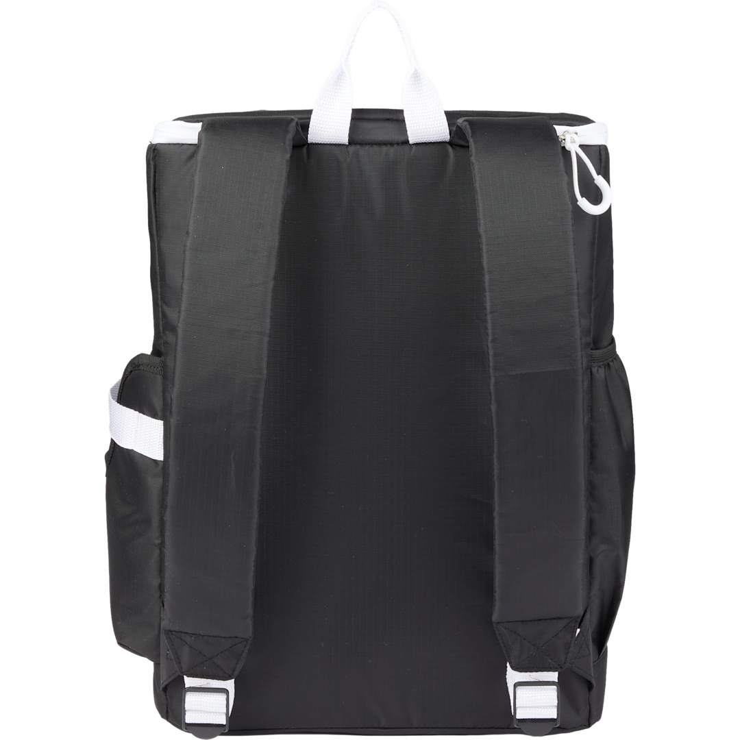 Rear View of Black Kade 24 Can Backpack Cooler