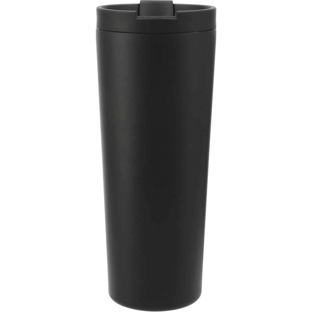 Rear View of Black Maia 2-in-1 Copper Vacuum Tumbler Kit 24oz