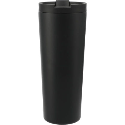 Rear View of Black Maia 2-in-1 Copper Vacuum Tumbler Kit 24oz