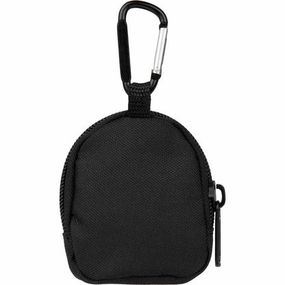 Rear View of Black Mini Backpack Bag Charm
