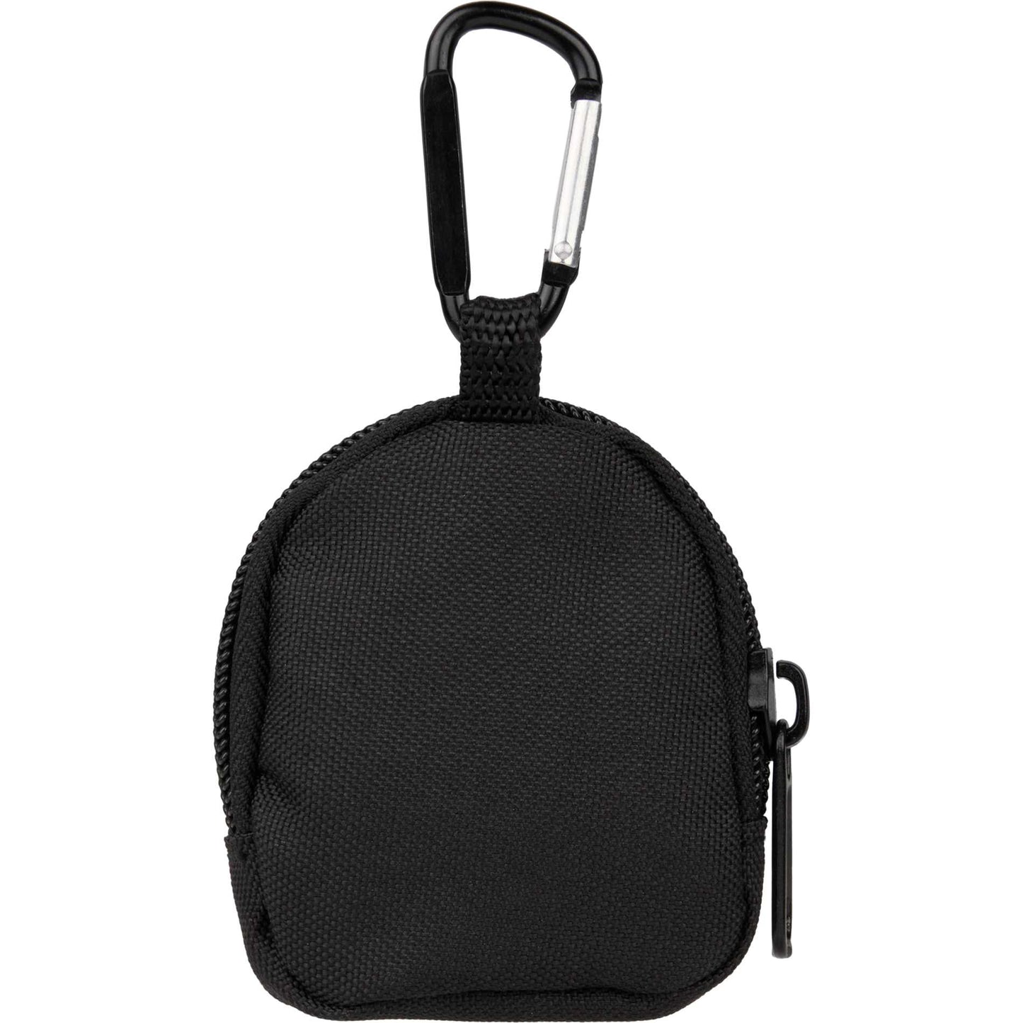 Rear View of Black Mini Backpack Bag Charm