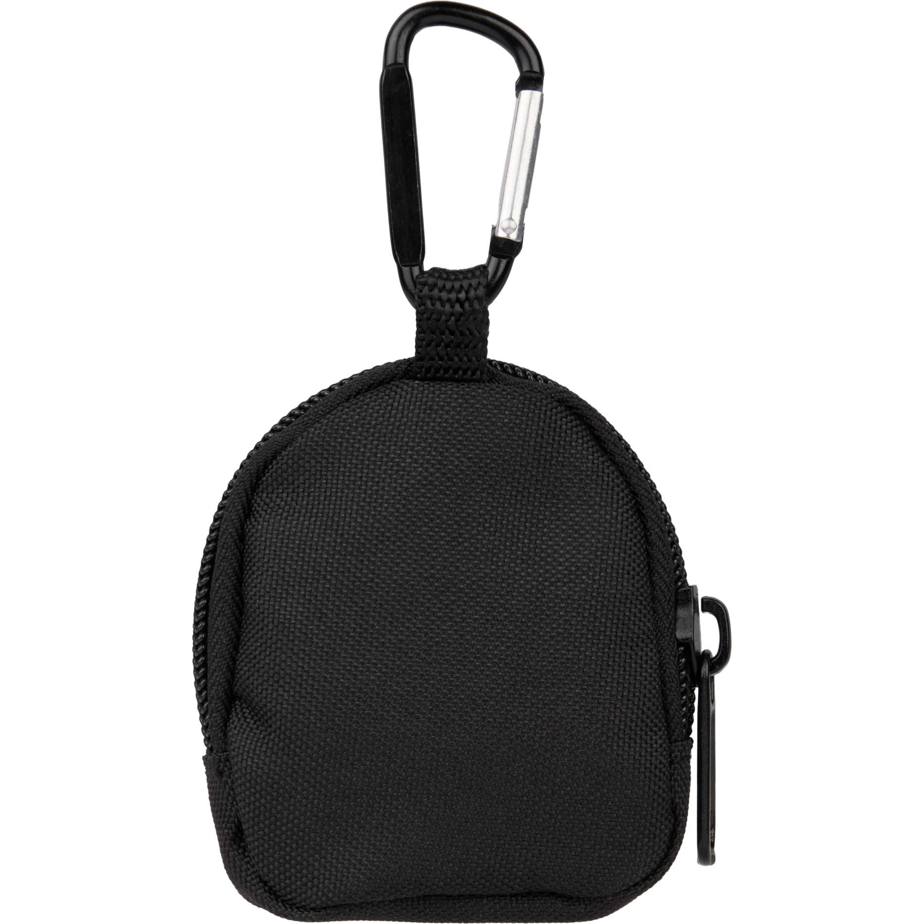Rear View of Black Mini Backpack Bag Charm