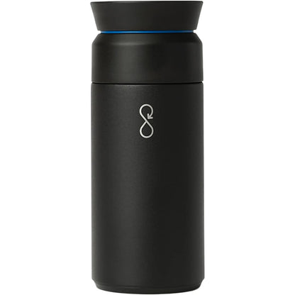 Rear View of Black Ocean Bottle Coffee Flask 350ml