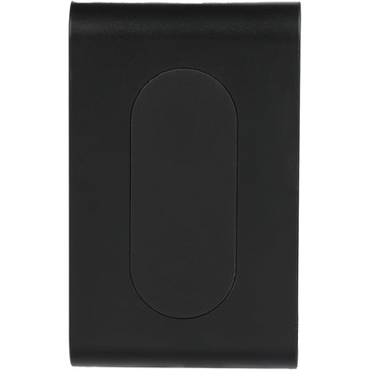 Rear View of Black Phone Grip Outdoor Magnetic Bluetooth Speaker