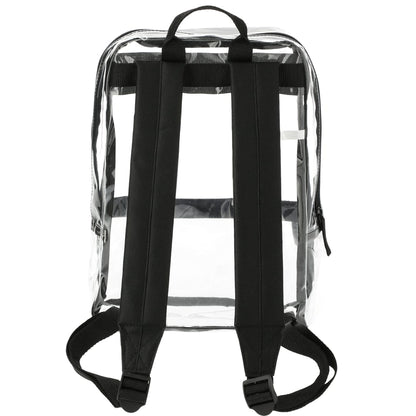 Rear View of Black Rally Slim Backpack