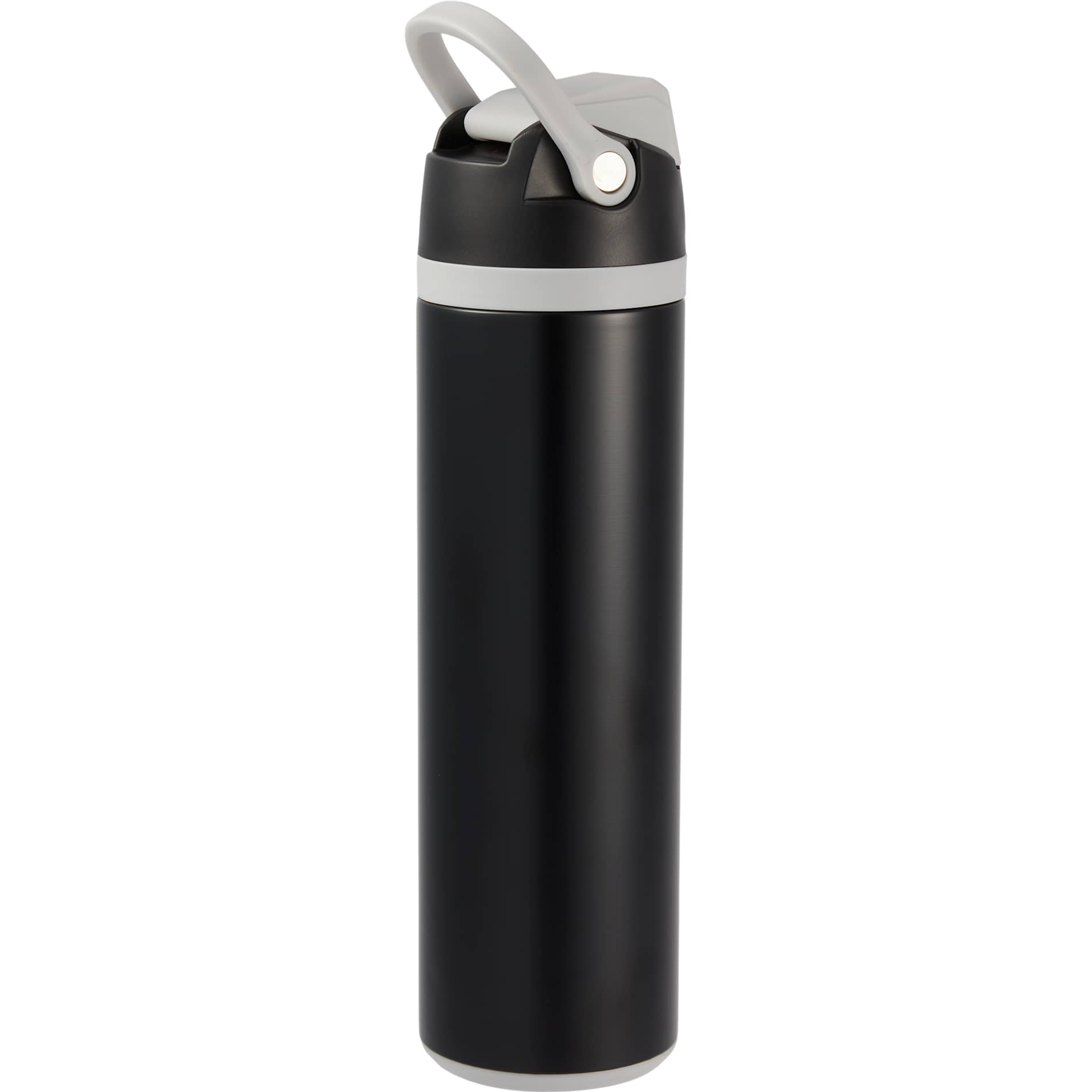 Rear View of Black Reef 24oz Vacuum Recycled Stainless-steel Bottle